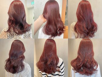 Lien ブリーチなしダブルカラー/ケアブリーチ/レイヤーカット【リアン】