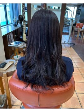 ダアッカ(da acca) パープル/グレージュ/暗髪/艶髪/透明感グレージュ