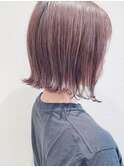 くびれボブ前髪ありボブ菱形ショート似合わせカット