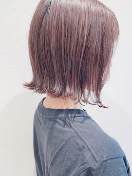 セイドット オモテサンドウ(Say. omotesando) くびれボブ前髪ありボブ菱形ショート似合わせカット