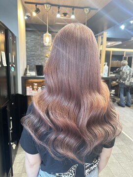 ラピス 横浜(Lapis) ピンクミルクティー髪質改善