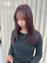 ユイマァル 岡山店(YUIMARL) スーパーロングレイヤー20代30代40代柔らかラベンダーカラー