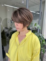 ジービージー(GBG) くびれショートボブ40代50代グレイカラー白髪染め白髪ぼかし