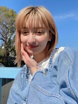 セブン 金町(seven)&nbsp;【透明感ハイトーン】ミルクティーベージュ×大人可愛いボブ