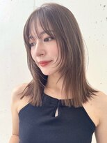 ファナ ブルーム(fha-na bloom) ☆顔周りで個性的な切りっぱなしスタイル☆