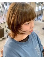 はんなり 行徳&nbsp;外ハネくびれボブ×シアーベージュ