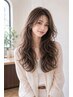 【朝ラク)】コテ巻き風パーマ＋カット／時短でキレイ髪￥22440→￥13464