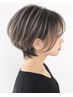 ラクなのに、ちゃんと素敵。大人女性のショート。カットカラーTR ¥11000