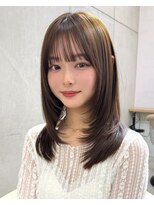 サンドナル 鹿児島天文館(sand NALU)&nbsp;ハッシュカット/グレージュ/デザインカラー[鹿児島天文館]