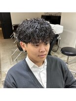 ブリーチ 盛岡店(BLEACHi)&nbsp;波巻きパーマxメンズマッシュ