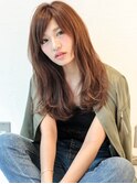大人かわいいワンカールグレージュ 小顔