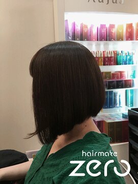 ヘアメイクゼロ 坂戸駅前店(hairmake zero) 前下がりボブ　アディクシーカラー