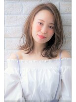 ソア 武蔵小杉(SOAR)&nbsp;毛先パーマネオウルフ小顔外ハネボブアッシュブラウン