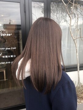 グロー(hair make grow) イルミナカラー　オーキッドグレー