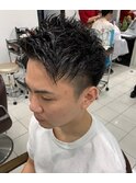 ２ブロック×ショートアップバング【錦糸町】<錦糸町><理容室>