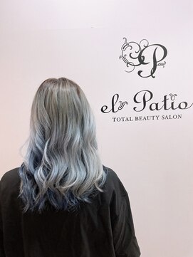エルパティオ(EL PATIO) ブルーシルバー×インナーネイビー