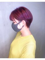 アンジェリカ 近鉄奈良店(ANGELICA)&nbsp;ラベンダーピンクショートボブ