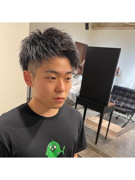 ヘアーシェルターフォーメン(Hair Shelter for men) アップバングスタイル！！