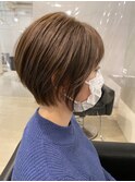 ★クビレショート★30代40代50代/アースカラー