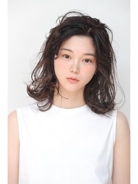 オーガニックエコ 川越(organic+eco) ゆるふわミディスタイル【川越/イルミナ/ヘッドスパ】