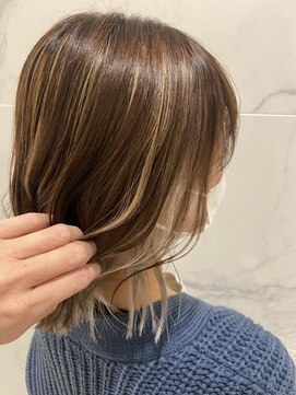 クララ ヒロシマ(CLALA Hiroshima) インナーカラー×ハイライト×ベージュ