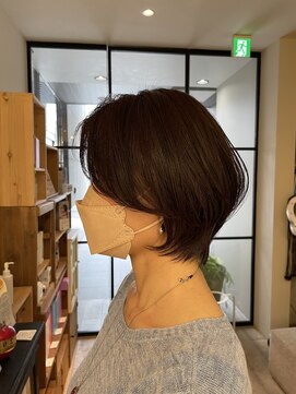 クローゼット 新宿(closet) 外ハネボブ/ペールベージュ[髪質改善/ヘッドスパ白髪染め/新宿】