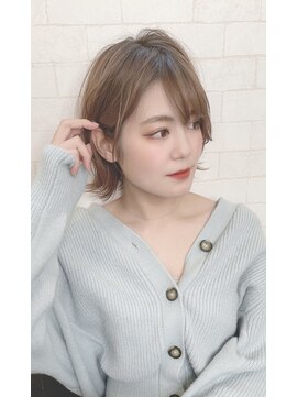 ニスル センター南店(NISURU） 似合わせカット/大人ガーリー/ダークアッシュ/着物/センター南