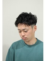 レンゲン(LENGEN)&nbsp;メンズかき上げニュアンスマッシュサイドパート韓国マッシュ