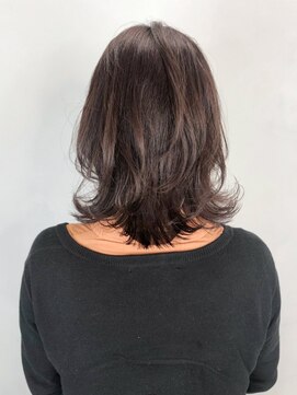 アイティーバイアルバム 藤沢店(IT by ALBUM) ウルフミディ_毛先パーマことりベージュ_ba260131