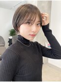 大人可愛い20代30代40代50代小顔ショートボブ丸みショートくびれ