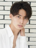 オーシャントーキョーオーバー(OCEAN TOKYO OVER) 波巻き束感ショートツーブロックマッシュアップバングコンマヘア
