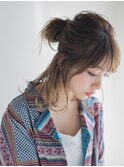 ☆月曜営業☆【ojiko.】大人可愛いお団子アレンジ