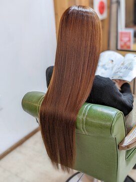 髪のエステ専門店 ヌーク(nuuk) 髪質改善/縮毛矯正/蒲生/城東/美髪/ピンクブラウン