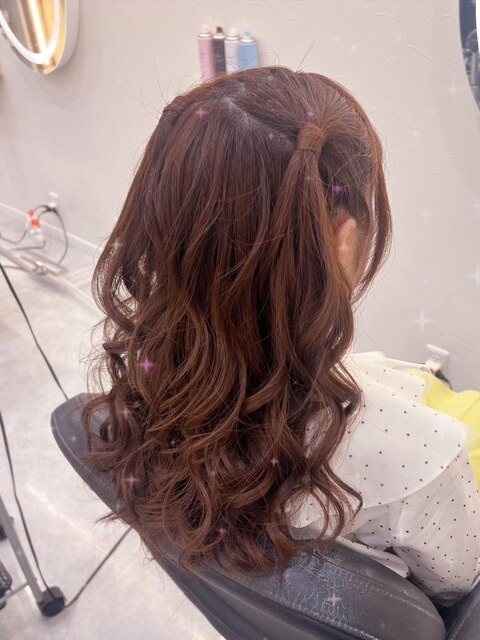 ハーフツイン【クランソア】ヘアセット/ヘアメ/心斎橋