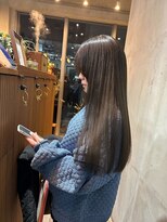 シアー(SHEER.)&nbsp;髪質改善カラー×オリーブベージュ【表参道,青山,外苑前美容室】