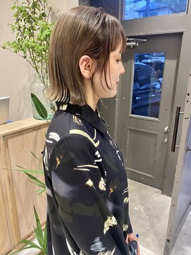 フェンヘアーアイス 中目黒(Fen.hair ici) 大人美人艶カラーベージュ小顔カット透明感顔まわりレイヤー