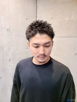 ヒート トウキョウ 目黒店(HEAT TOKYO)&nbsp;ツイスパベリーショートマッシュ波巻きダウンパーマメンズ目黒