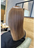 ミルクティーベージュハイライト