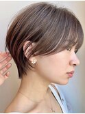 10代20代30代40代小顔顔まわり似合わせ耳かけショート