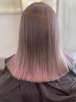 ドール(DOLL) 毛先にpink デザインカラー