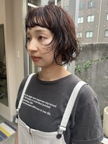 ハレル(Hareru)&nbsp;ウェイビーボブ　暖色カラー