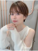 □イメチェン外ハネボブ美髪ワイドバングレイヤーショート錦糸町