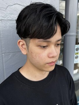 リット×ベリエ(Lit.×belier) 鹿児島シャドウパーマ波巻きパーマツイストパーマメンズマッシュ