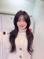 シェノン バイ アランスミシー 表参道(CHAINON by Alan smithee) ラベンダーブラウン×ロングハッシュカット