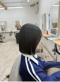 シンプルストレートボブ