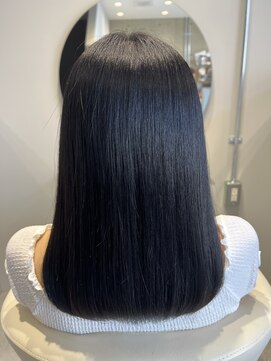 リペア(Repair) 【髪質改善/安佐南区/カラー】つやつやブルーブラック