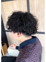 エッジ(EDGE)&nbsp;大分メンズ刈り上げマッシュ波巻きスパイラルパーマスタイル