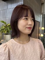 ノード(NODE)&nbsp;栄外ハネナチュラル大人可愛い切りっぱなしボブ