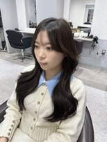 アデプト 北千住店(adept)&nbsp;ロングレイヤー×グレージュカラー[北千住/韓国/レイヤーカット]