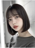 アディクシーカラーハイライトダブルカラーレイヤーカットボブ